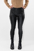 Legging noir simili cuir