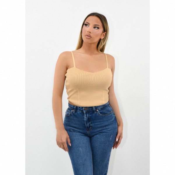 Crop top débardeur