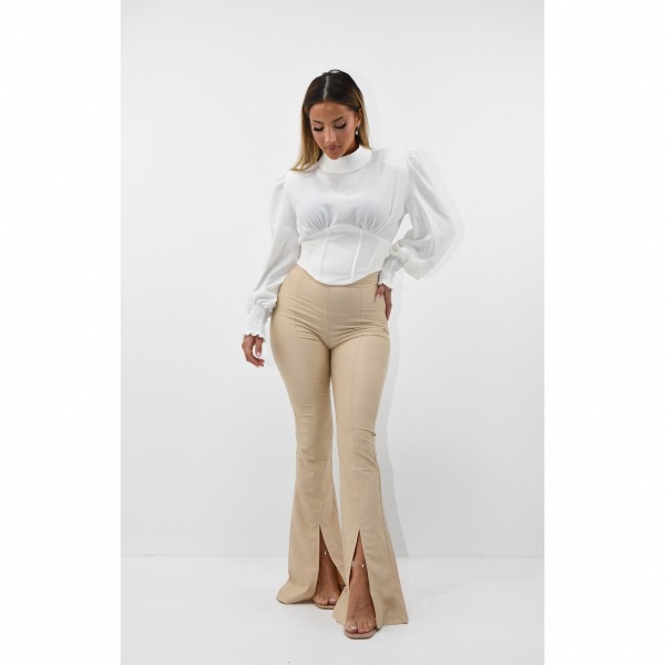 Blouse top bustier