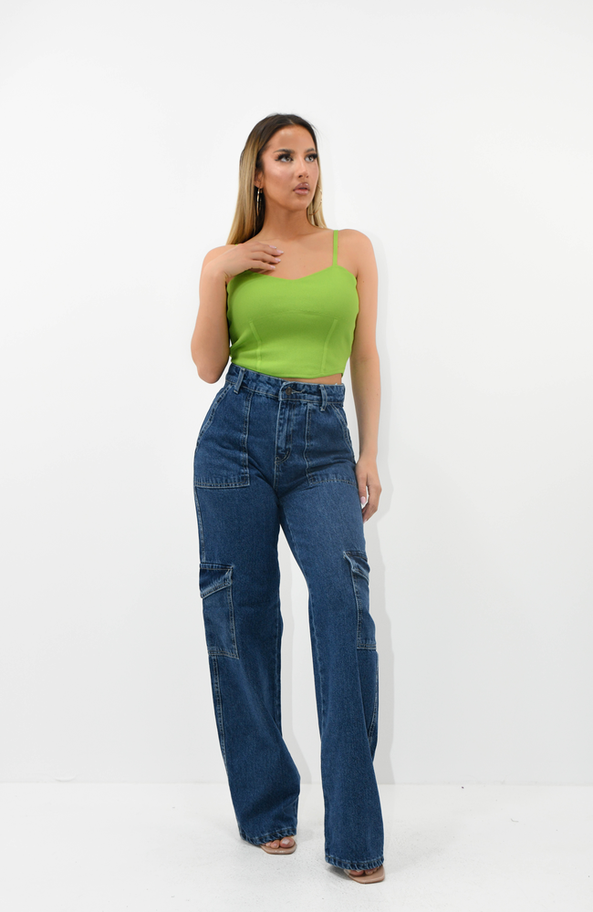 Crop top débardeur